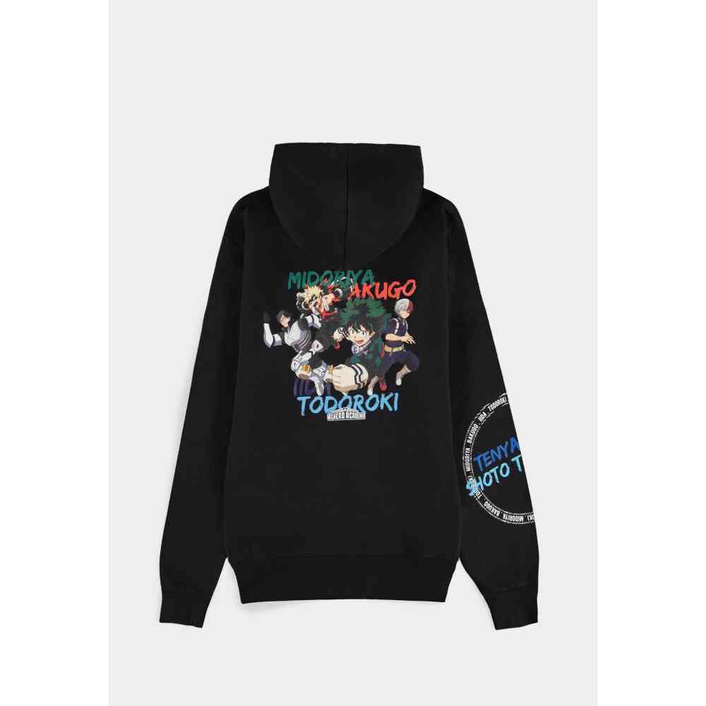 My Hero Academia - Izuku Midoriya Veste zip à capuche - Noir